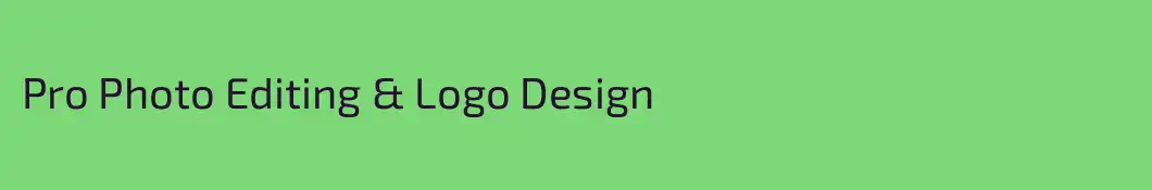 Pro Photo Editing & Logo Design